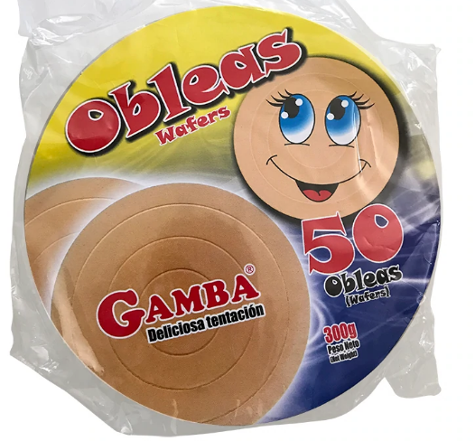 Gamba Obleas Wafer 50 ct