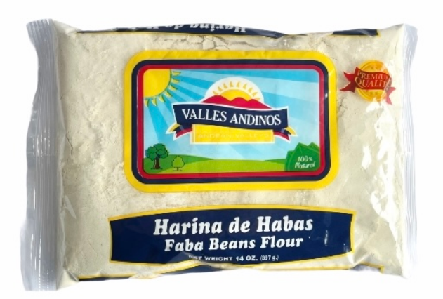 VALLES ANDINOS HARINA DE HABAS-FABA BEANS FLOUR 14 OZ