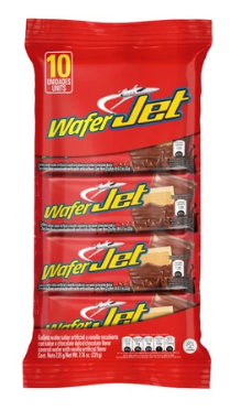 JET CHOCOLATINA WAFER 10 PACK
