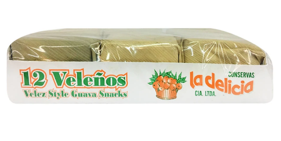 bocadillo veleño La delicia 12 pack guava snacks