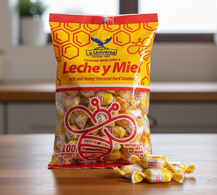 LA UNIVERSAL LECHE & MIEL 100 CT CARAMELS