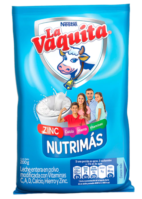 LA VAQUITA LECHE EN POLVO EACH