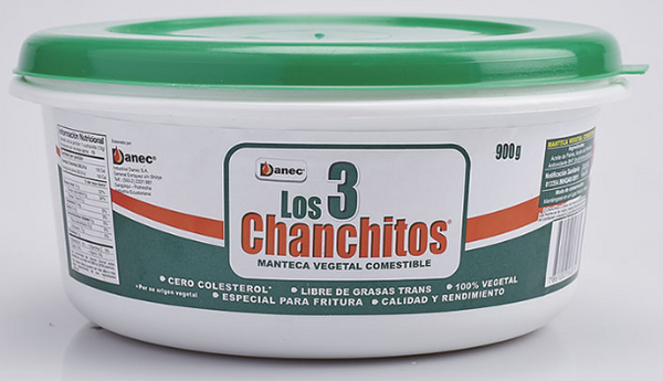 LOS 3 CHANCHITOS MANTECA 900 GR