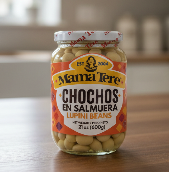 MAMA TERE CHOCHOS EN SALMUERA 21 OZ-LUPINI BEANS
