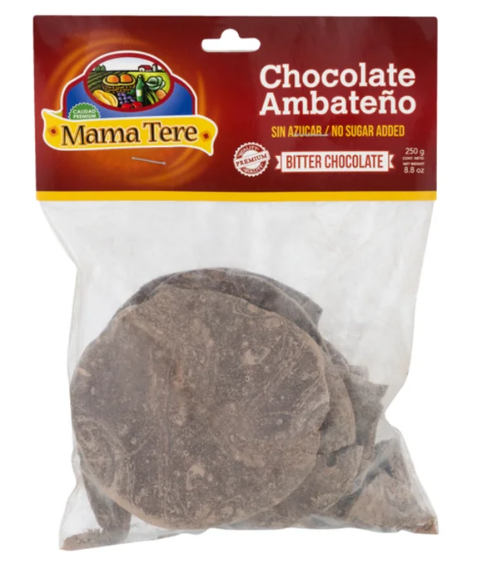 MAMA TERE CHOCOLATE AMBATEÑO 250 GR