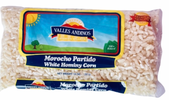 WHITE HOMINY CORN- MOROCHO PARTIDO