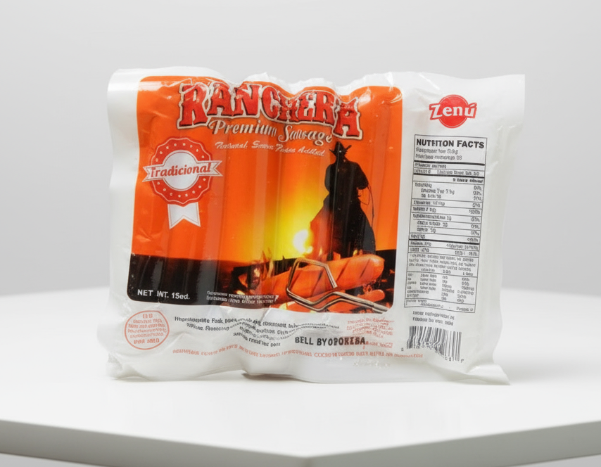 Zenu Salchicha /sausague Ranchera 15 oz