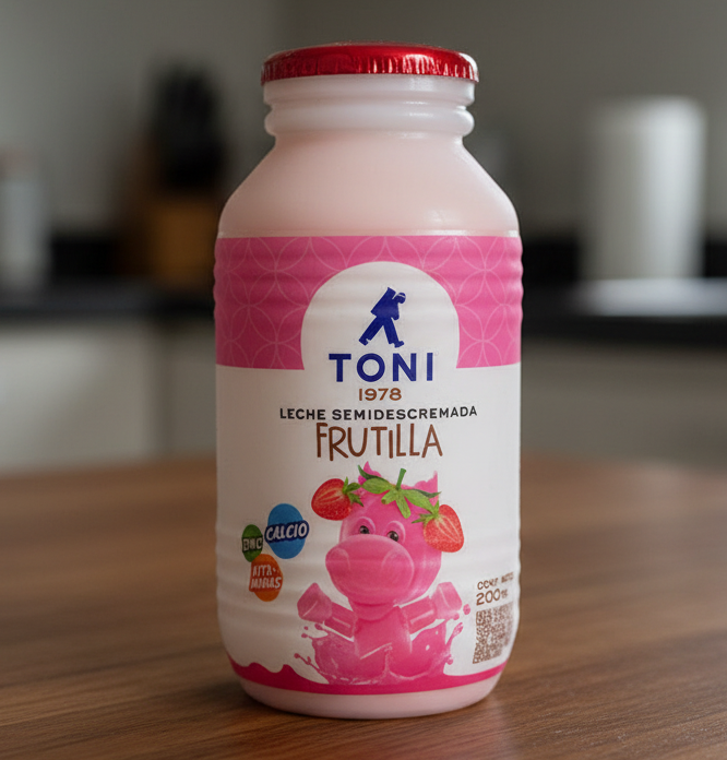 Toni Leche Frutilla 200ml