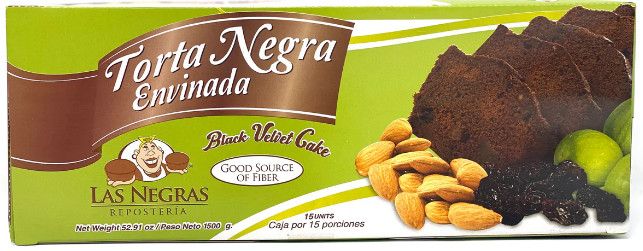 LAS NEGRAS TORTA ENVINADA 15 CT