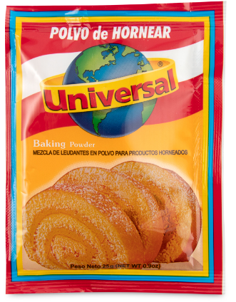 universal polvo de hornear 25 gr