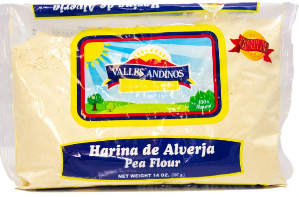 VALLES ANDINOS HARINA DE ALVERJA 14 OZ-PEA FLOUR 