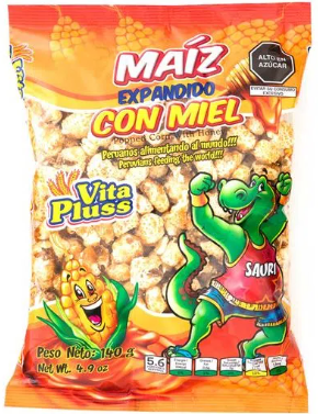 MAIZ EXPANDIDO CON MIEL 4.9 OZ