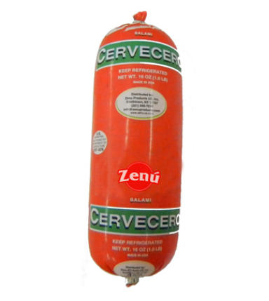 Zenu salchichón cervecero 16oz ji