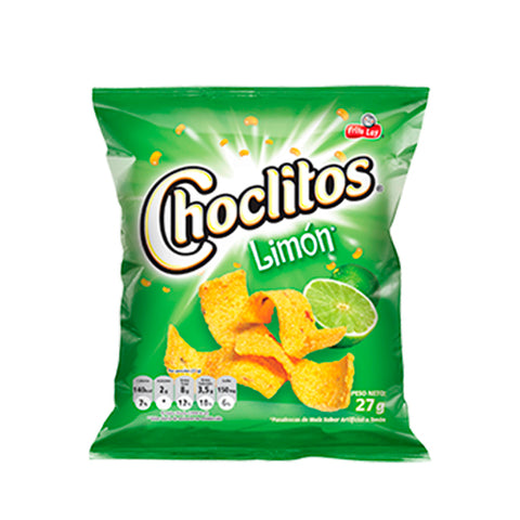 Choclitos limon 12 PACK 27gr