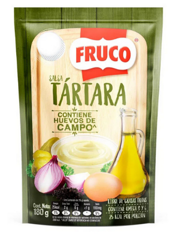 Fruco salsa tartara 180 gr