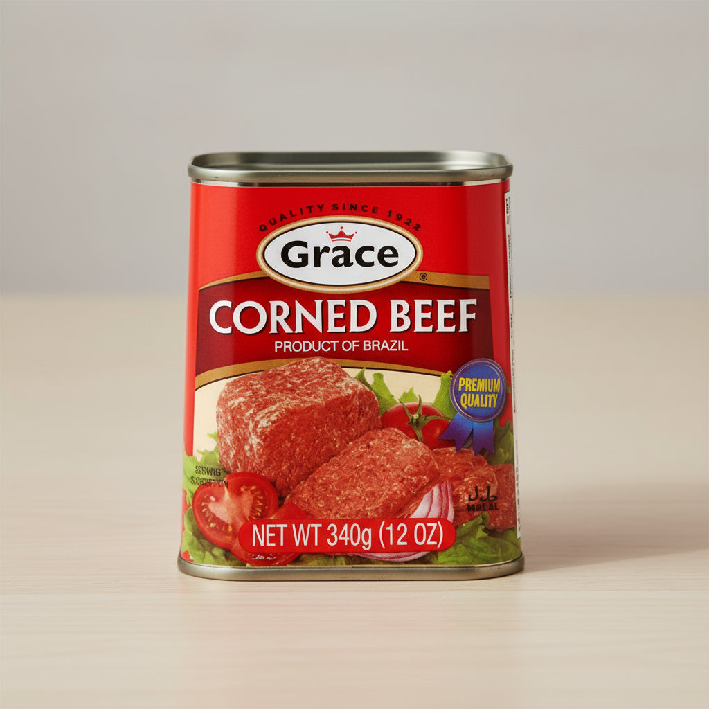 Grace corned beef canned