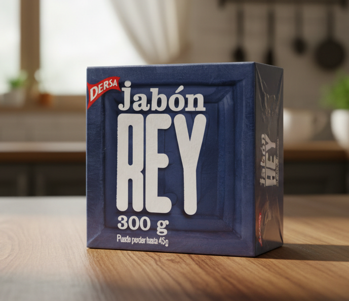 dersa jabon rey 300gr-blue soap 