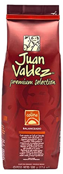 juan valdez cafe tostado en grano 500gr-roasted coffee