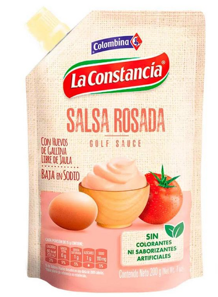 La constancia salsa rosada-mayo-ketchup- pink sauce 200 gr