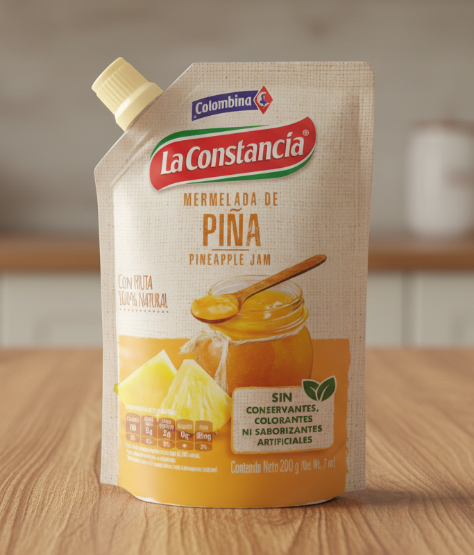 La Constancia mermelada de piña 200 gr-Pineapple jam 100% natural