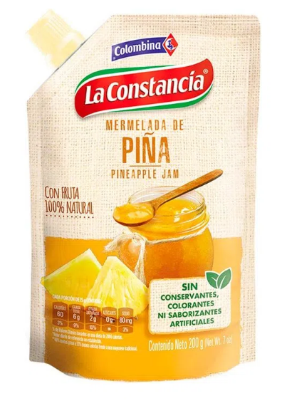 La Constancia mermelada de piña 200 gr-Pineapple jam 100% natural