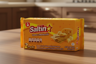 Noel Saltin Queso y mantequilla galletas -cheese crackers 7.94 oz