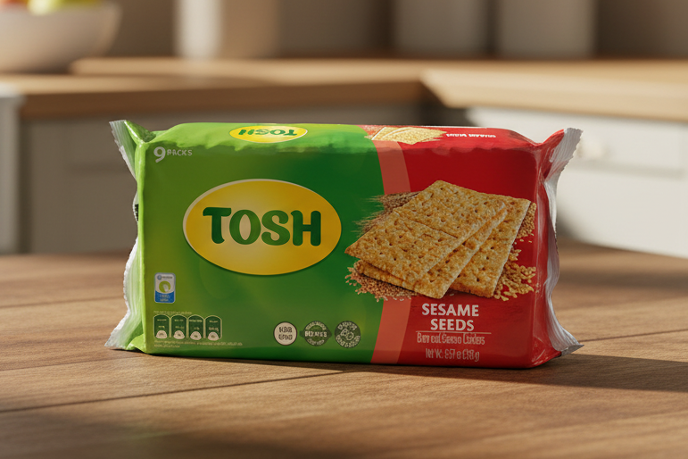 tosh sesame seeds crackers-galletas de ajonjoli